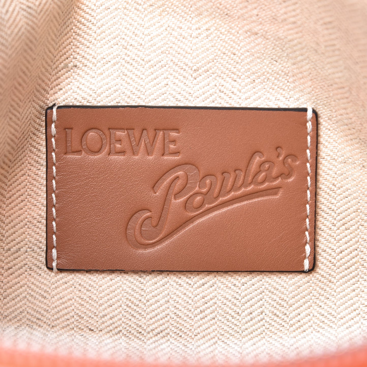 Canvas Ibiza Print Paulas Bum Bag Orange