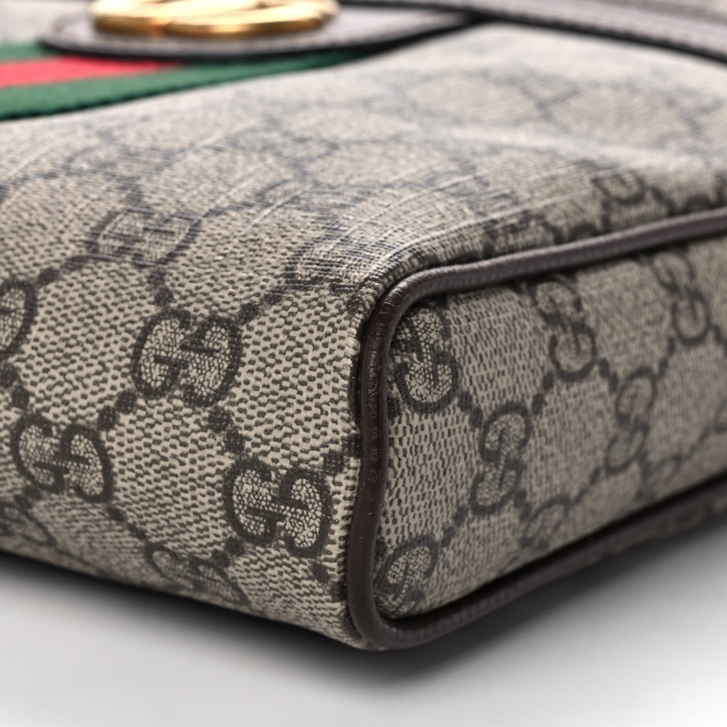 Gucci GG Supreme Monogram Web Small Ophidia Messenger Bag Brown 11 of 11