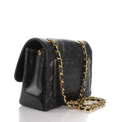 Chanel Lambskin Quilted Medium Single Flap Black 4 of 10