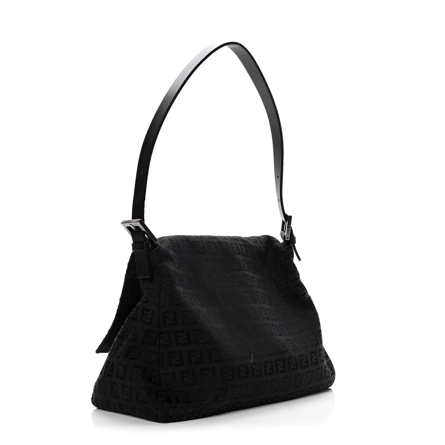 Fendi Zucchino Mama Baguette Black 2 of 7