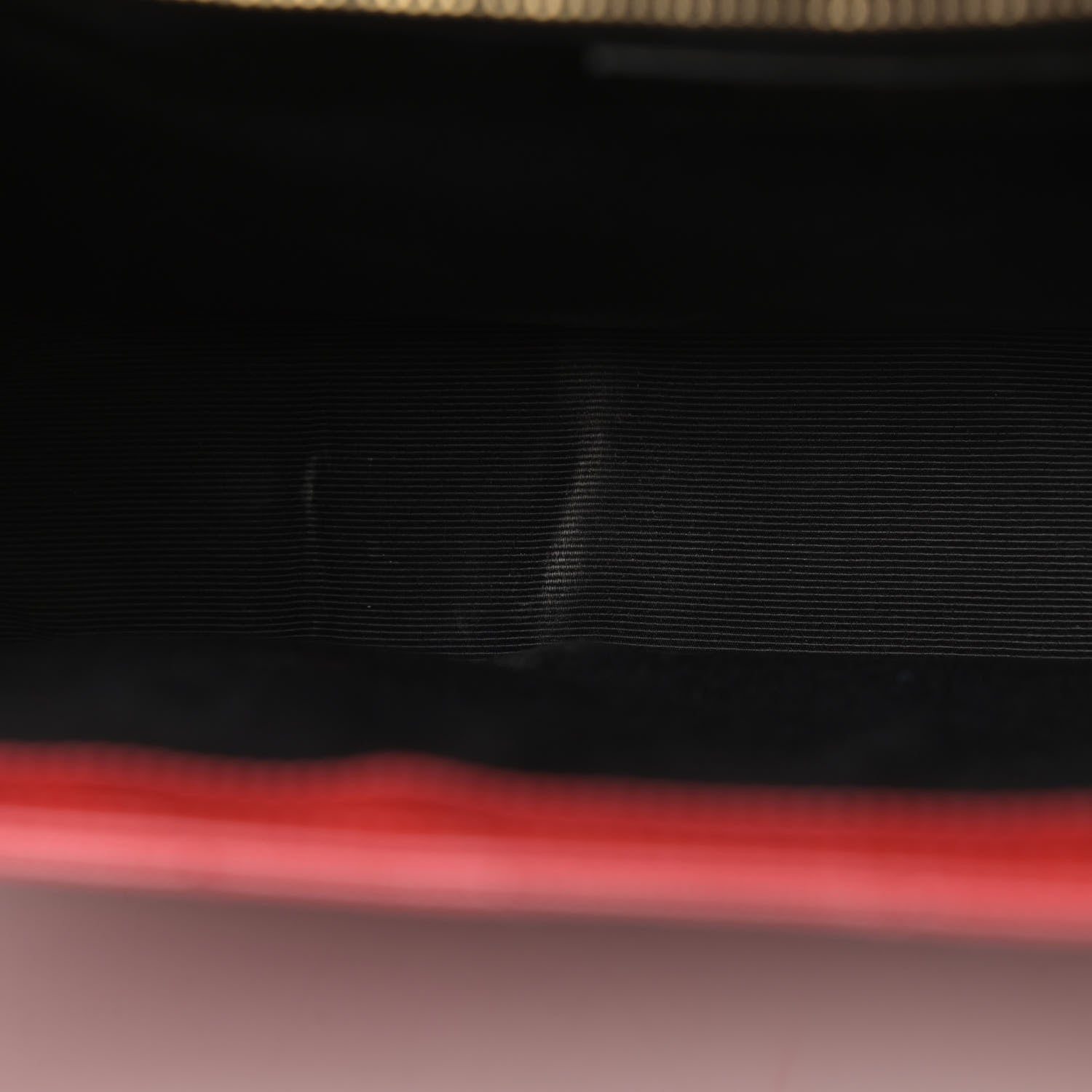 Saint Laurent Grain De Poudre Matelasse Chevron Large Monogram Satchel Lipstick Red 14 of 15