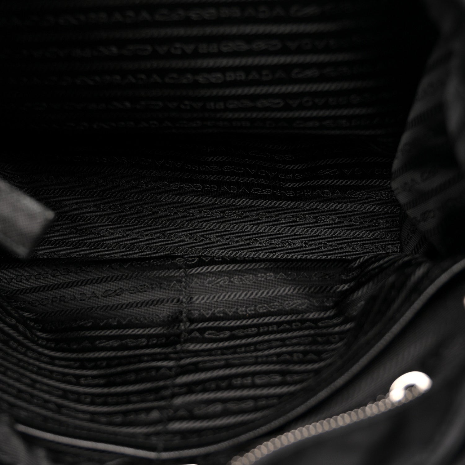Prada Tessuto Nylon Vela Diaper Bag Black 5 of 11