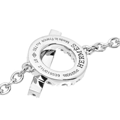 Hermes 18K White Gold Diamond Finesse Bracelet ST 4 of 5