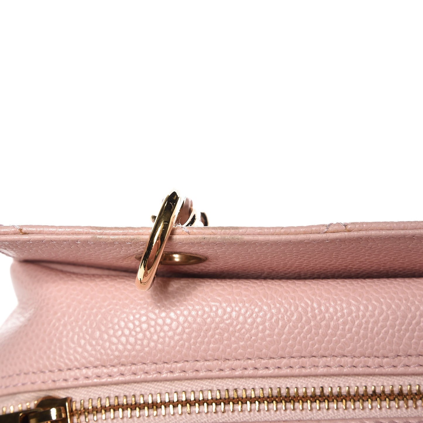 Caviar Quilted Petit Timeless Shopping Tote PTT Pink