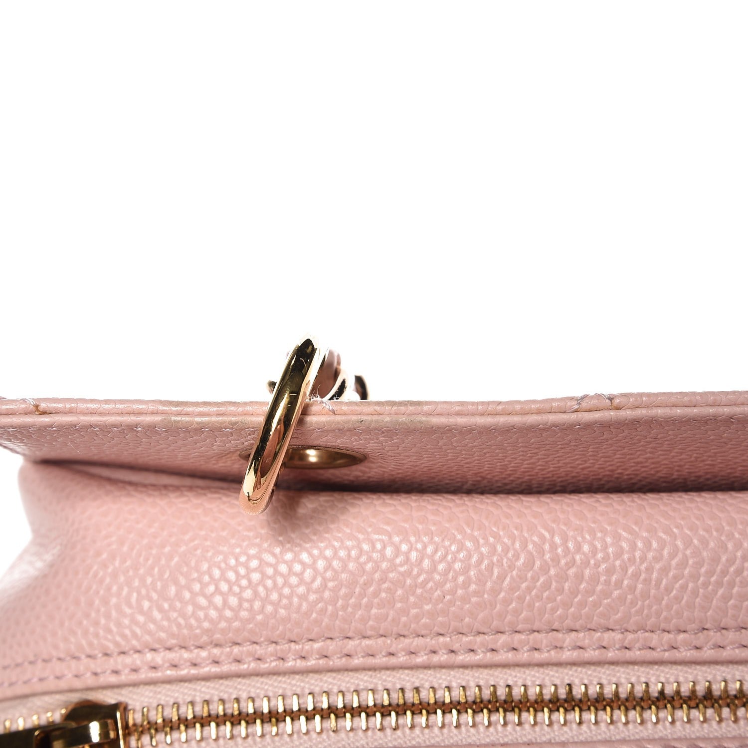 Chanel Caviar Quilted Petit Timeless Shopping Tote PTT Pink 8 of 11
