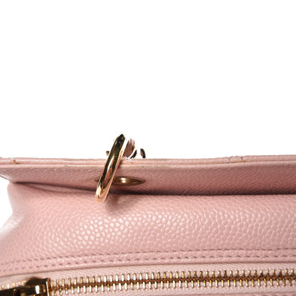 Chanel Caviar Quilted Petit Timeless Shopping Tote PTT Pink 8 of 11