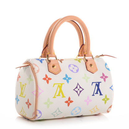 Louis Vuitton Monogram Multicolor Mini Sac HL Speedy White 3 of 7