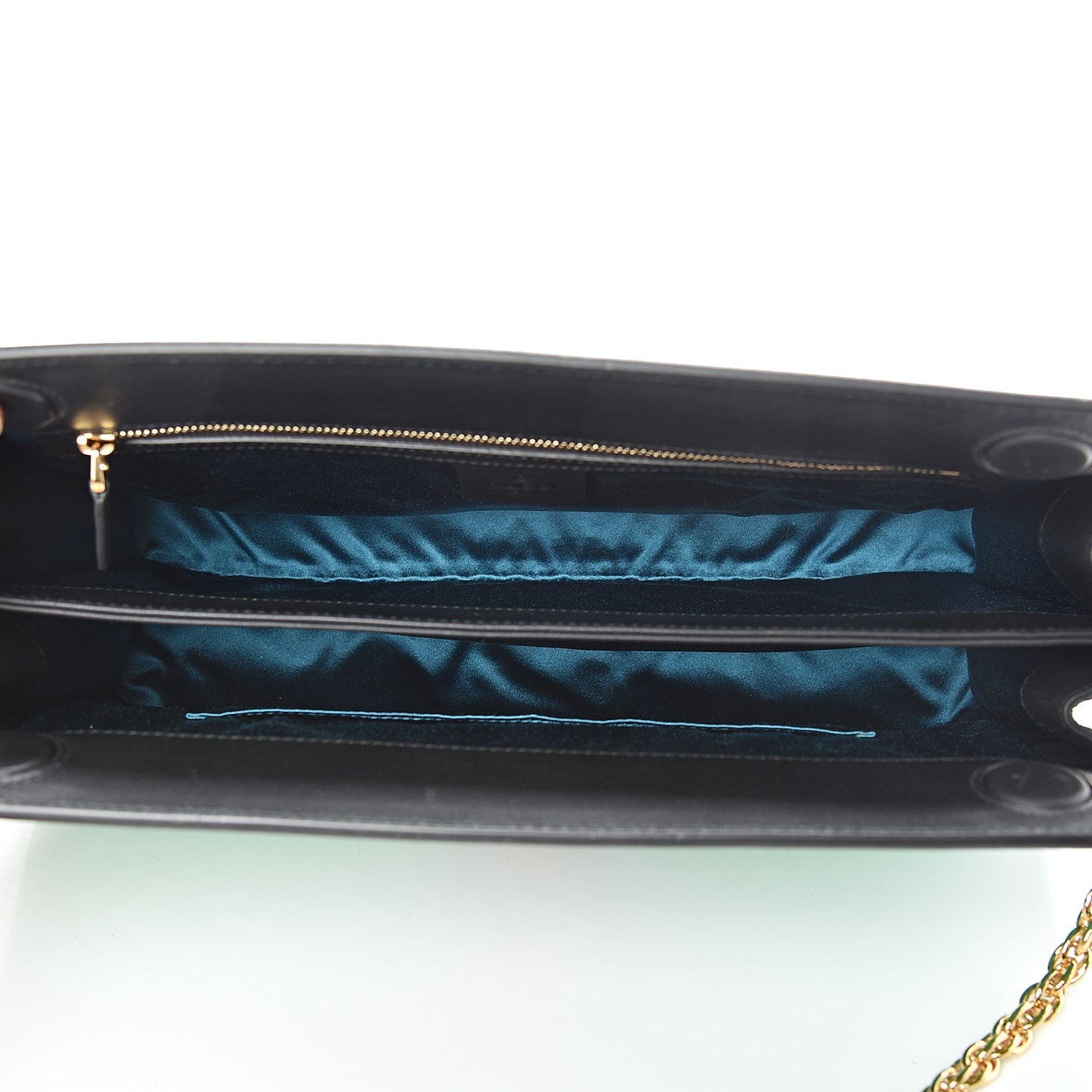Suede Patent Web Medium Ophidia Chain Shoulder Bag New Shamarock Black