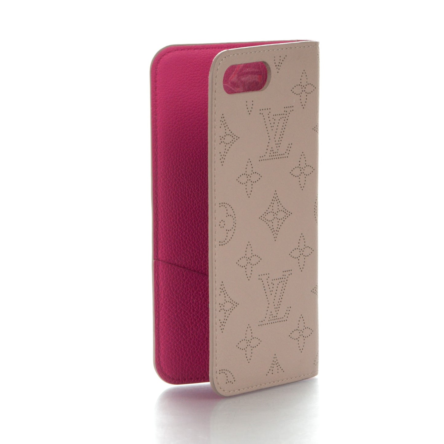 Monogram Cuir iPhone 7 Plus Folio Case Galet