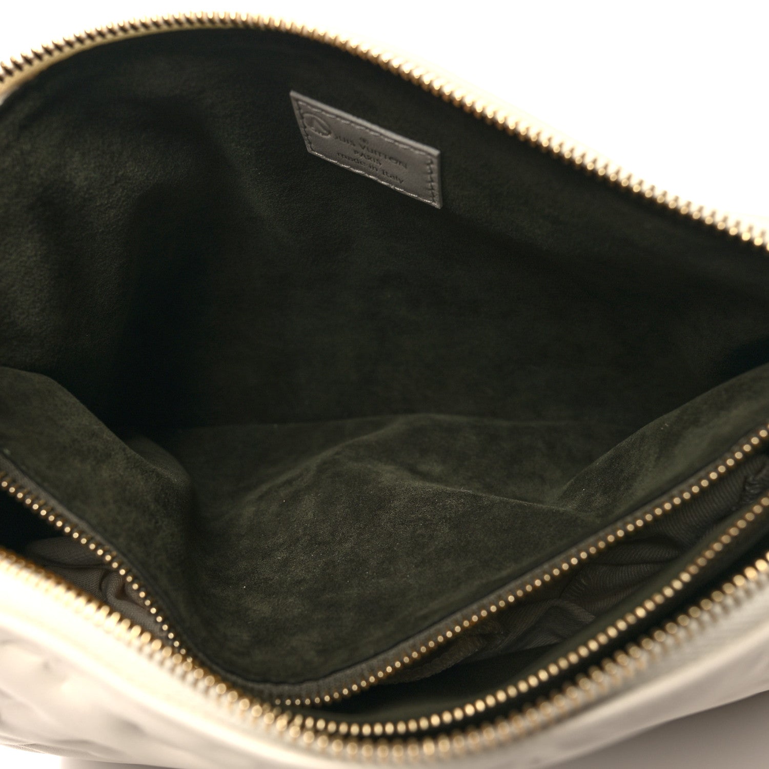 Louis Vuitton Lambskin Embossed Monogram Coussin PM Cream 5 of 11