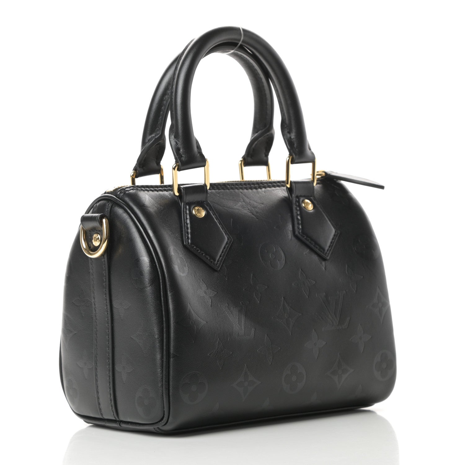 Louis Vuitton Monogram Ink Speedy BB Black 3 of 10
