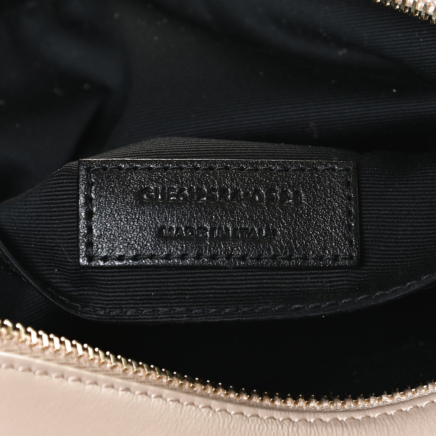 Calfskin Matelasse Monogram Lou Camera Bag Dark Beige