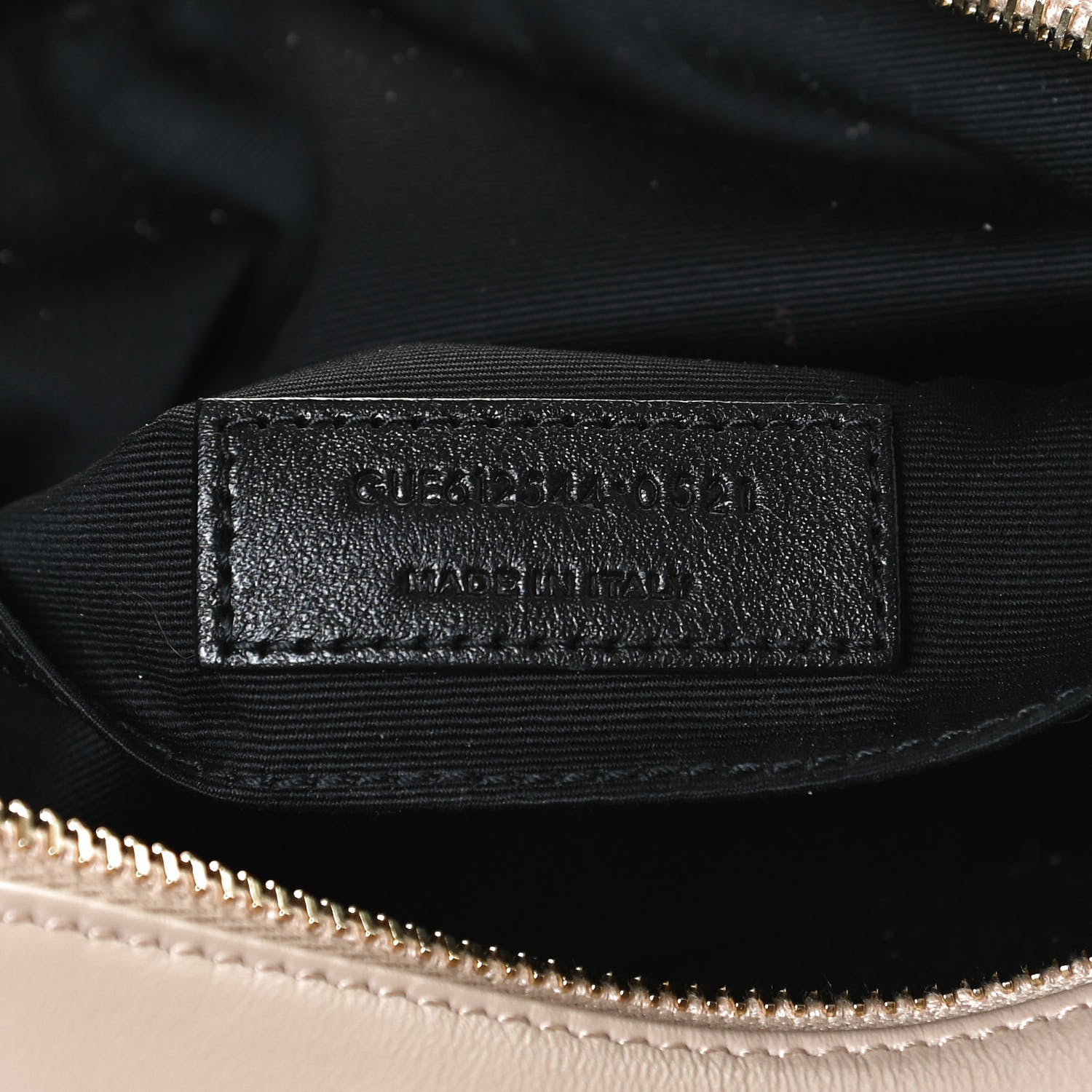 Saint Laurent Calfskin Matelasse Monogram Lou Camera Bag Dark Beige 7 of 10