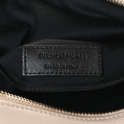 Saint Laurent Calfskin Matelasse Monogram Lou Camera Bag Dark Beige 7 of 10