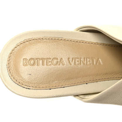 Bottega Veneta Nappa Stack Mule Sandals 37 Sea Salt 7 of 7