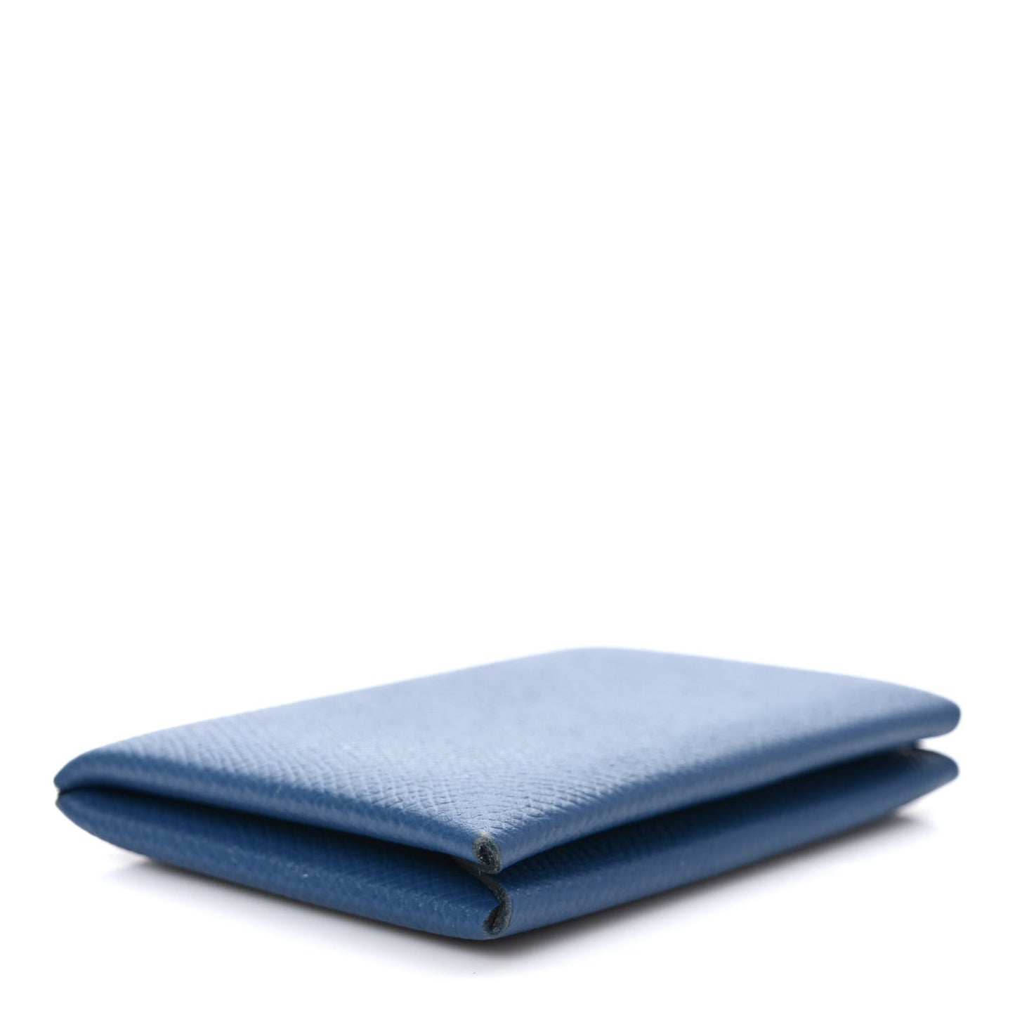Epsom Calvi Card Case Bleu Saphir
