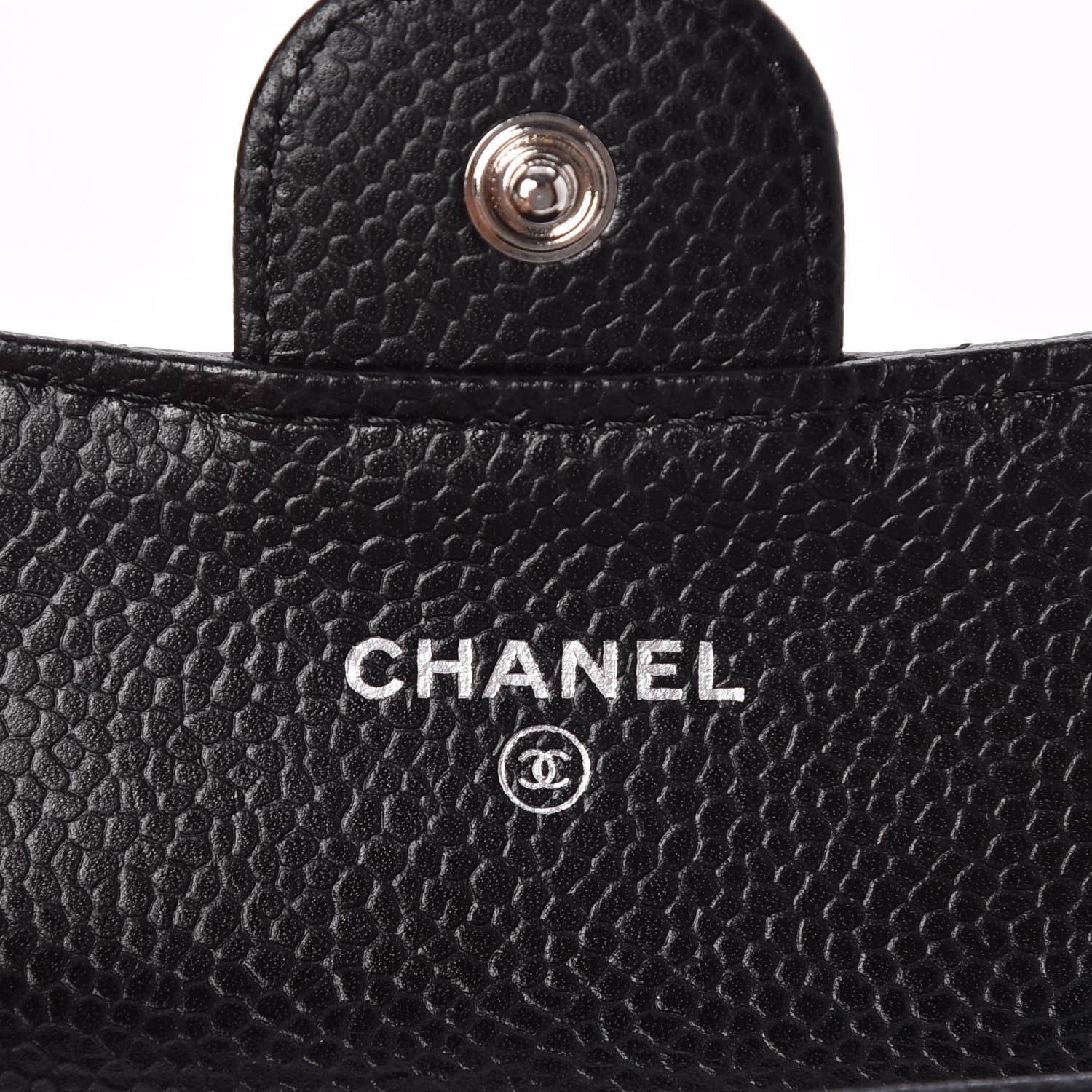 Chanel Caviar Quilted Flap Card Holder Black 6 of 9