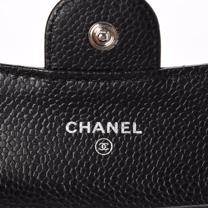 Chanel Caviar Quilted Flap Card Holder Black 6 of 9