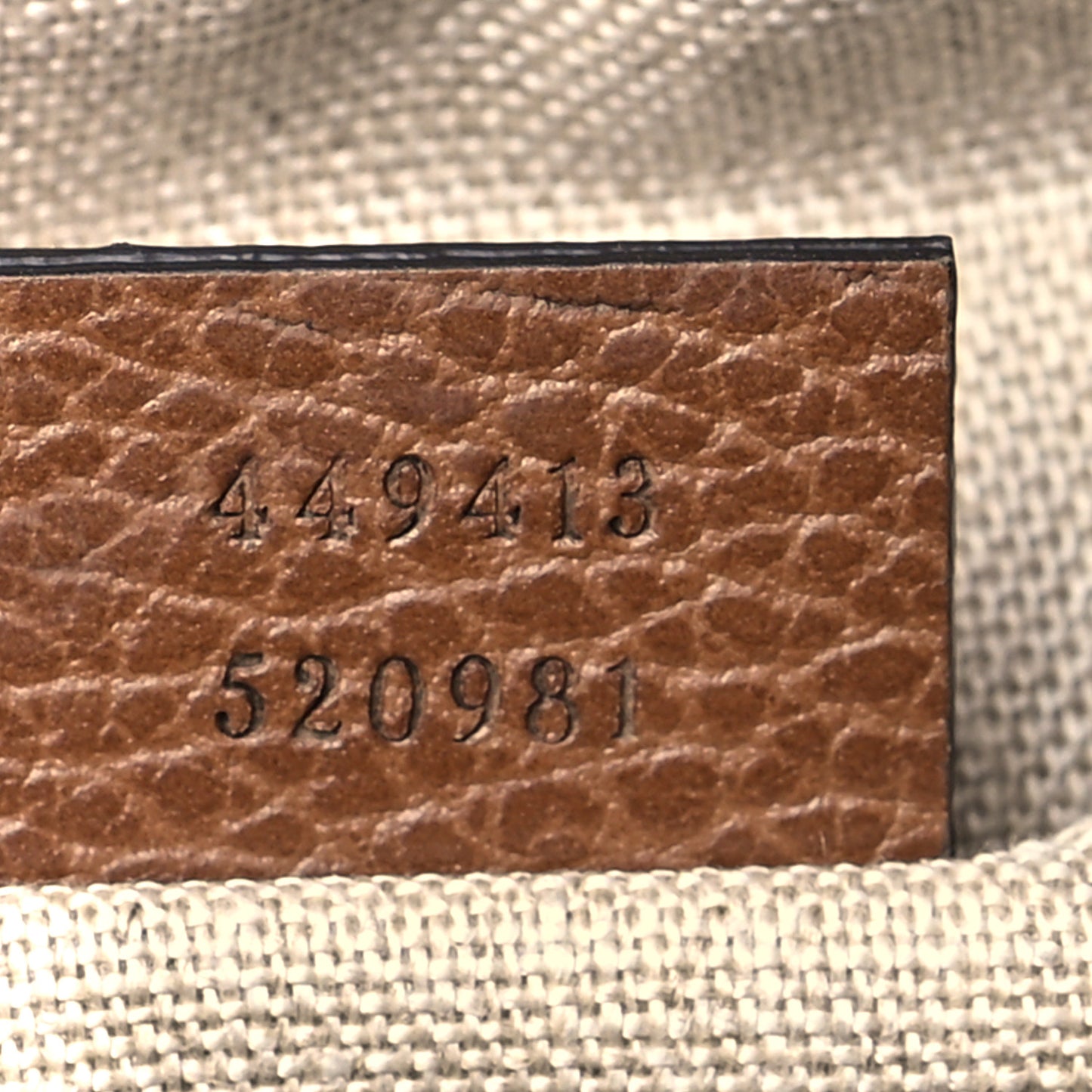 Monogram Mini Bree Messenger Bag Beige Tabacco