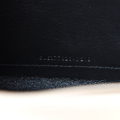Saint Laurent Grain De Poudre Matelasse Chevron Monogram Chain Wallet Nude Powder 6 of 10
