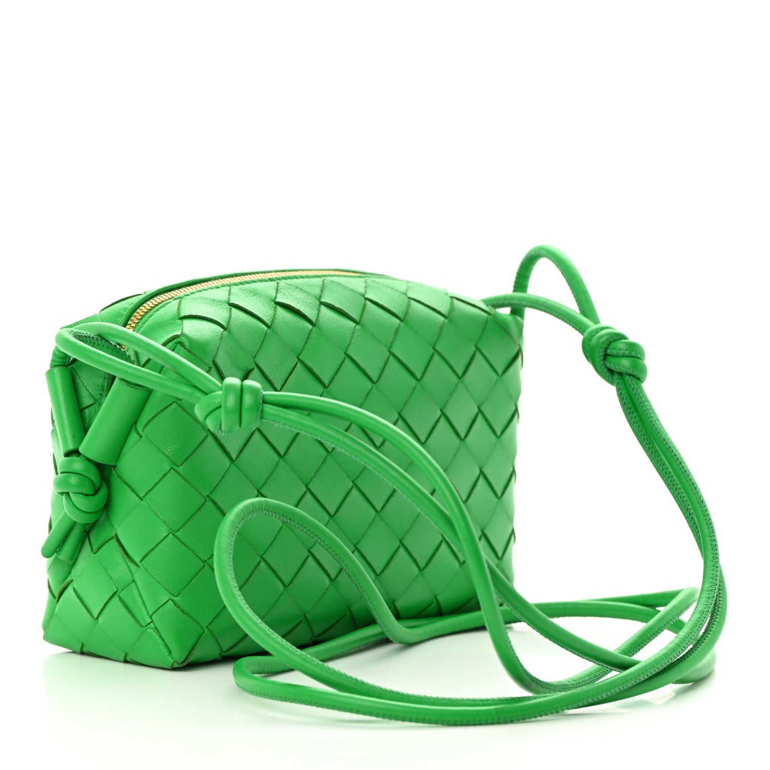 Bottega Veneta Nappa Intrecciato Mini Loop Camera Bag Parakeet 2 of 12