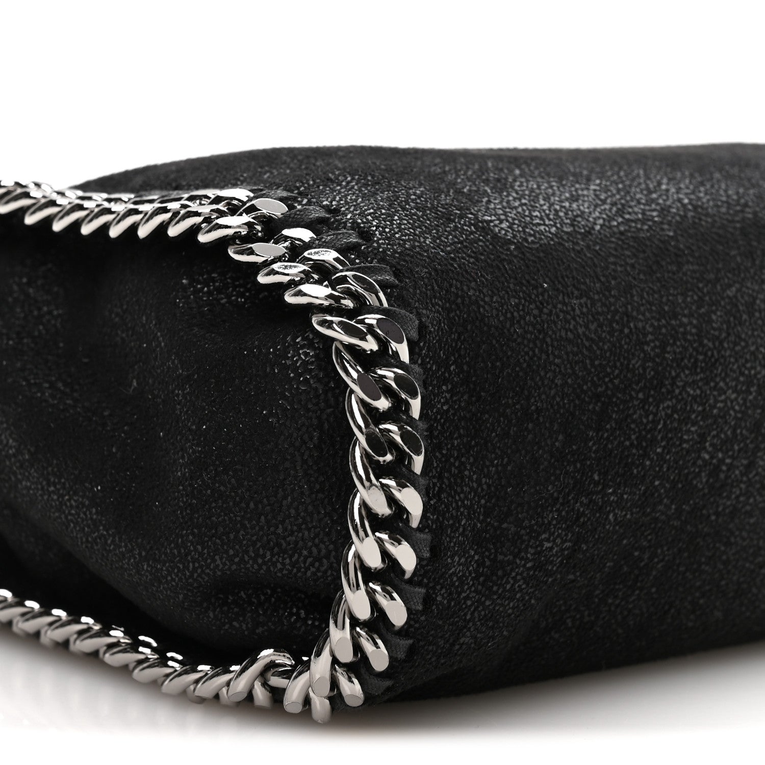 Stella McCartney Shaggy Deer Mini Falabella Tote Black 9 of 10