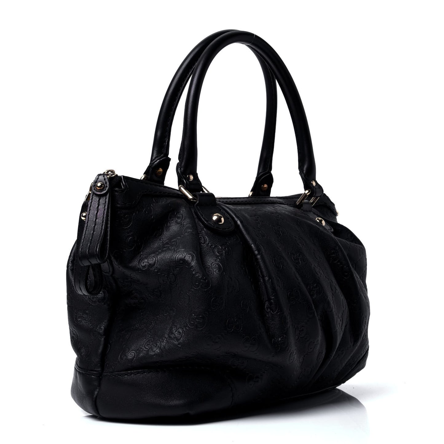 Guccissima Medium Sukey Tote Black