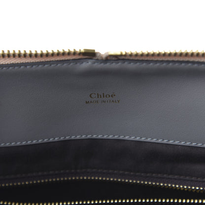 Chloe Smooth Calfskin Small Baylee Tote Marshmallow Cashmere Grey 8 of 9