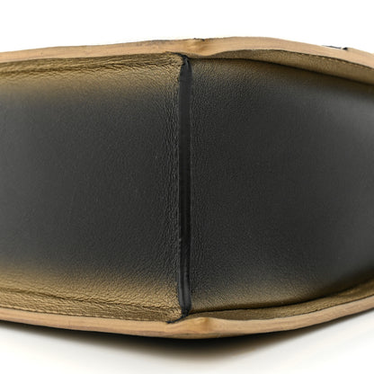 Delvaux Metallic Calfskin Ombre PM Madame Shoulder Bag Black Gold 9 of 14