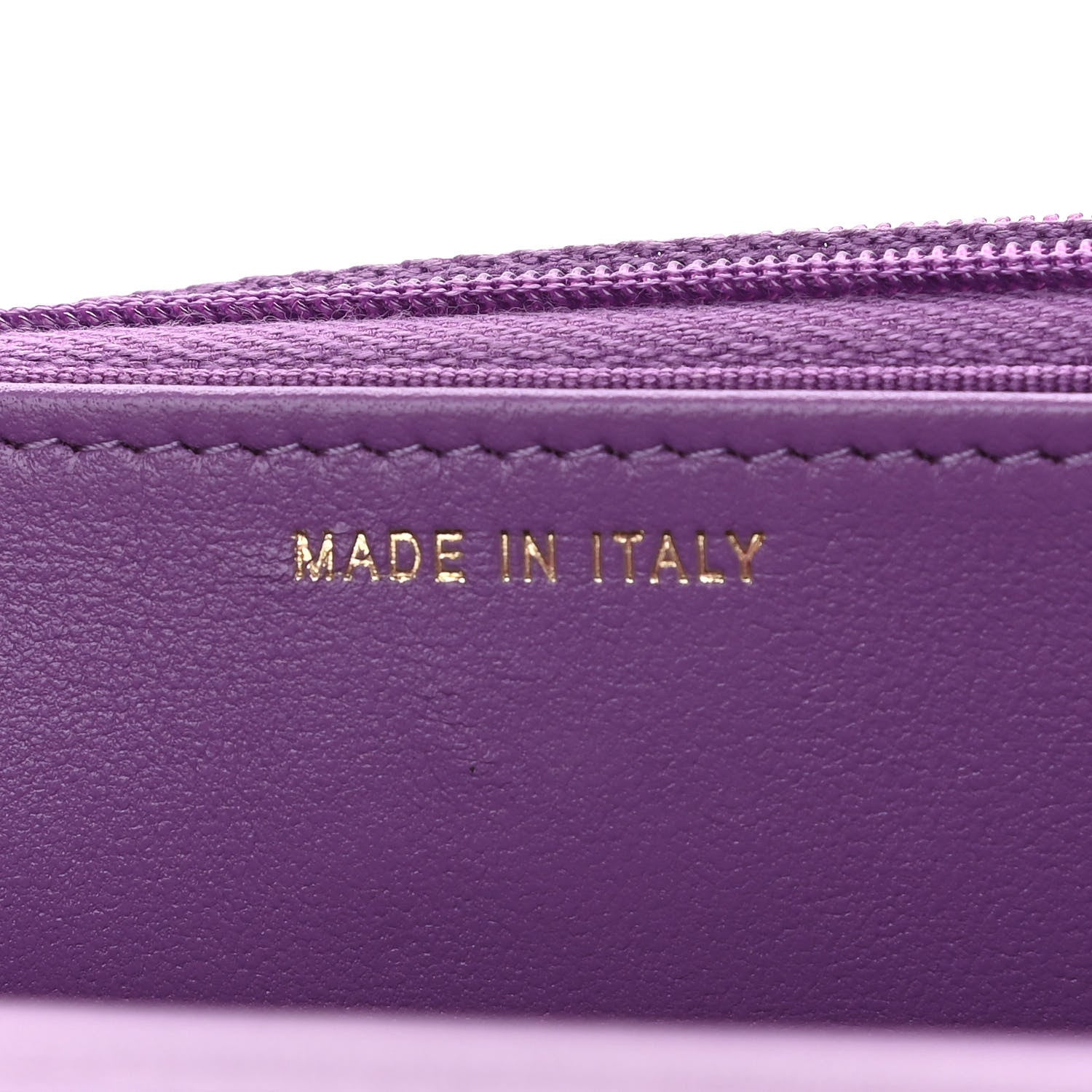 Chanel Lambskin Quilted Wallet On Chain WOC Purple 6 of 11