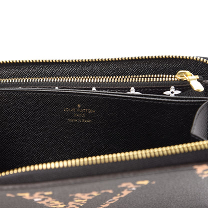 Louis Vuitton Monogram Giant Jungle Zippy Wallet Black 8 of 11