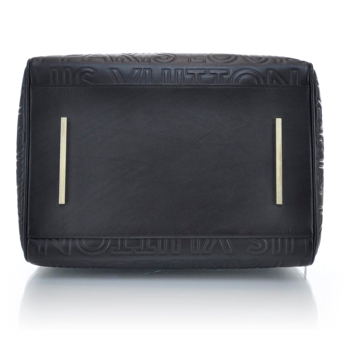 Calfskin Embossed Speedy Cube 30 Black