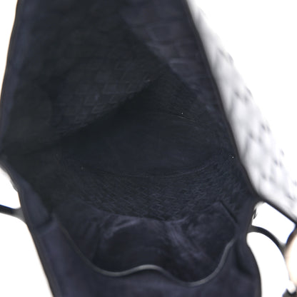 Bottega Veneta Nappa Intrecciato Medium Knot Bucket Bag Navy Blue 5 of 10