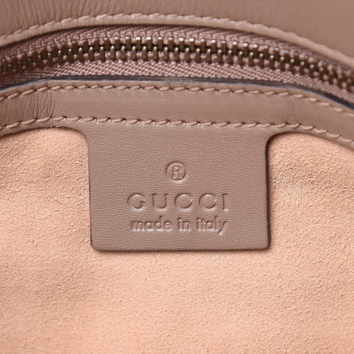 Gucci Calfskin Matelasse Medium GG Marmont Shoulder Bag Porcelain Rose 6 of 11