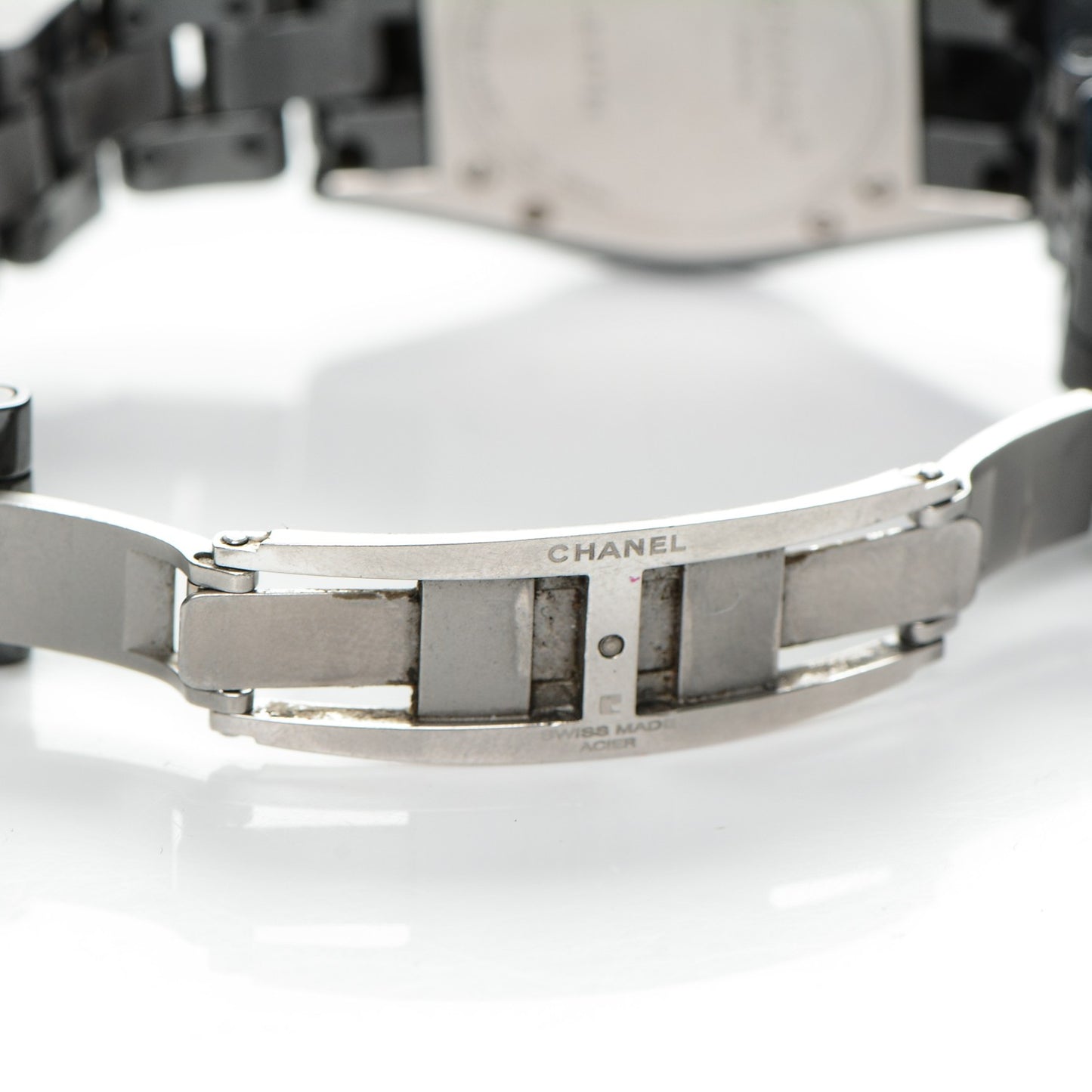 Stainless Steel Ceramic Ruby 33mm J12 Quartz Watch Black