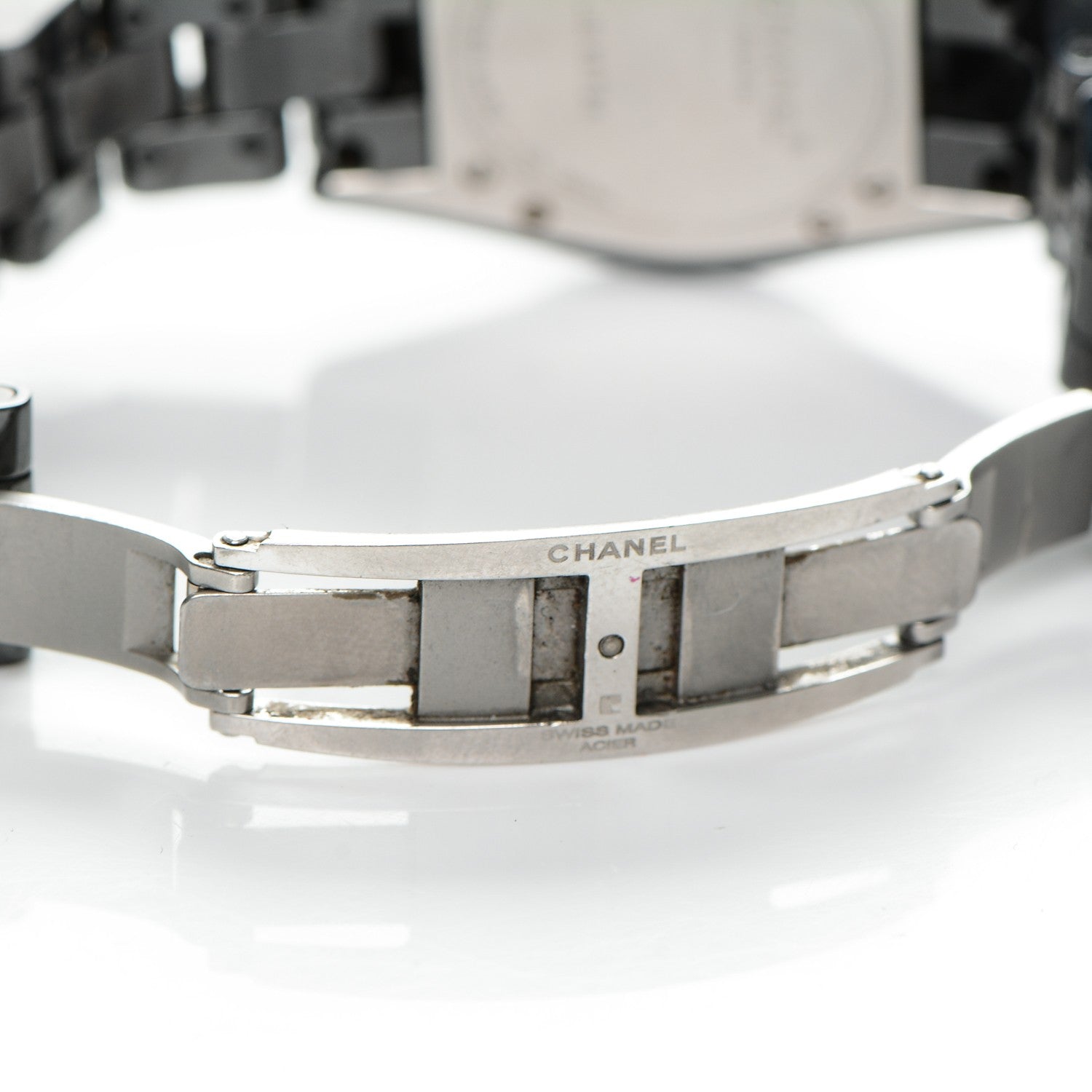 Chanel Stainless Steel Ceramic Ruby 33mm J12 Quartz Watch Black 7 of 7