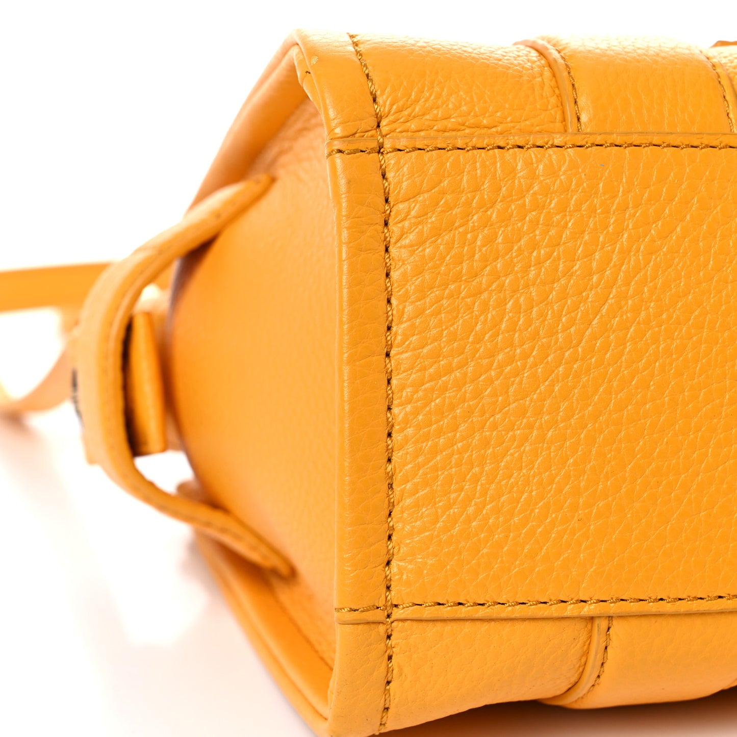 Grained Calfskin Small The Tote Bag Artisan Gold