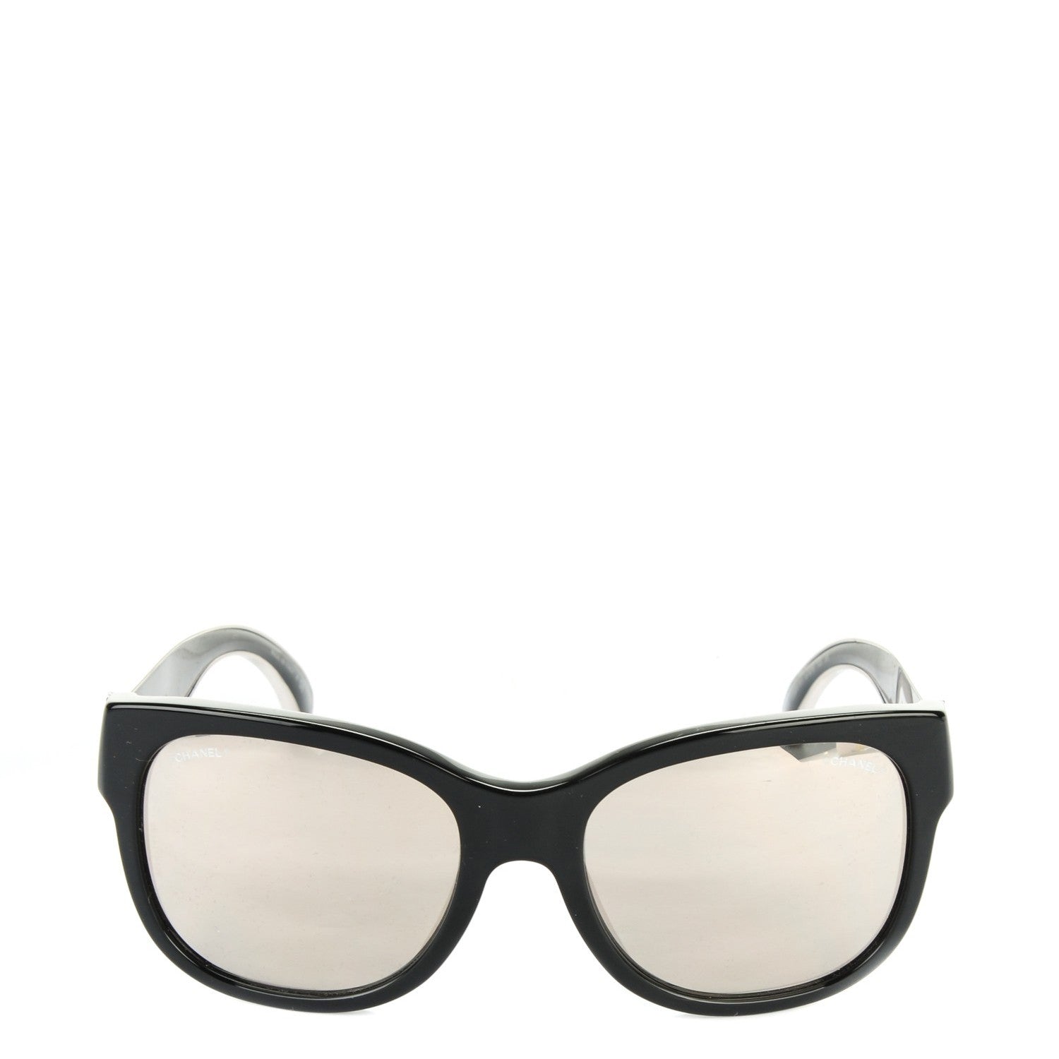 Chanel Mirrored CC Sunglasses 5270 Black Silver 2 of 7