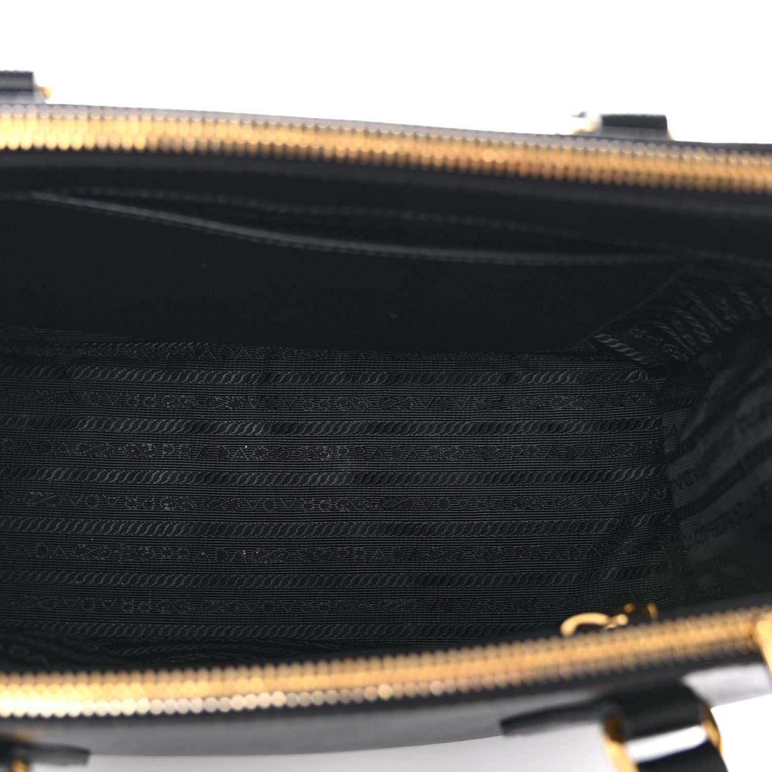 Prada Saffiano Small Galleria Double Zip Tote Black 5 of 10