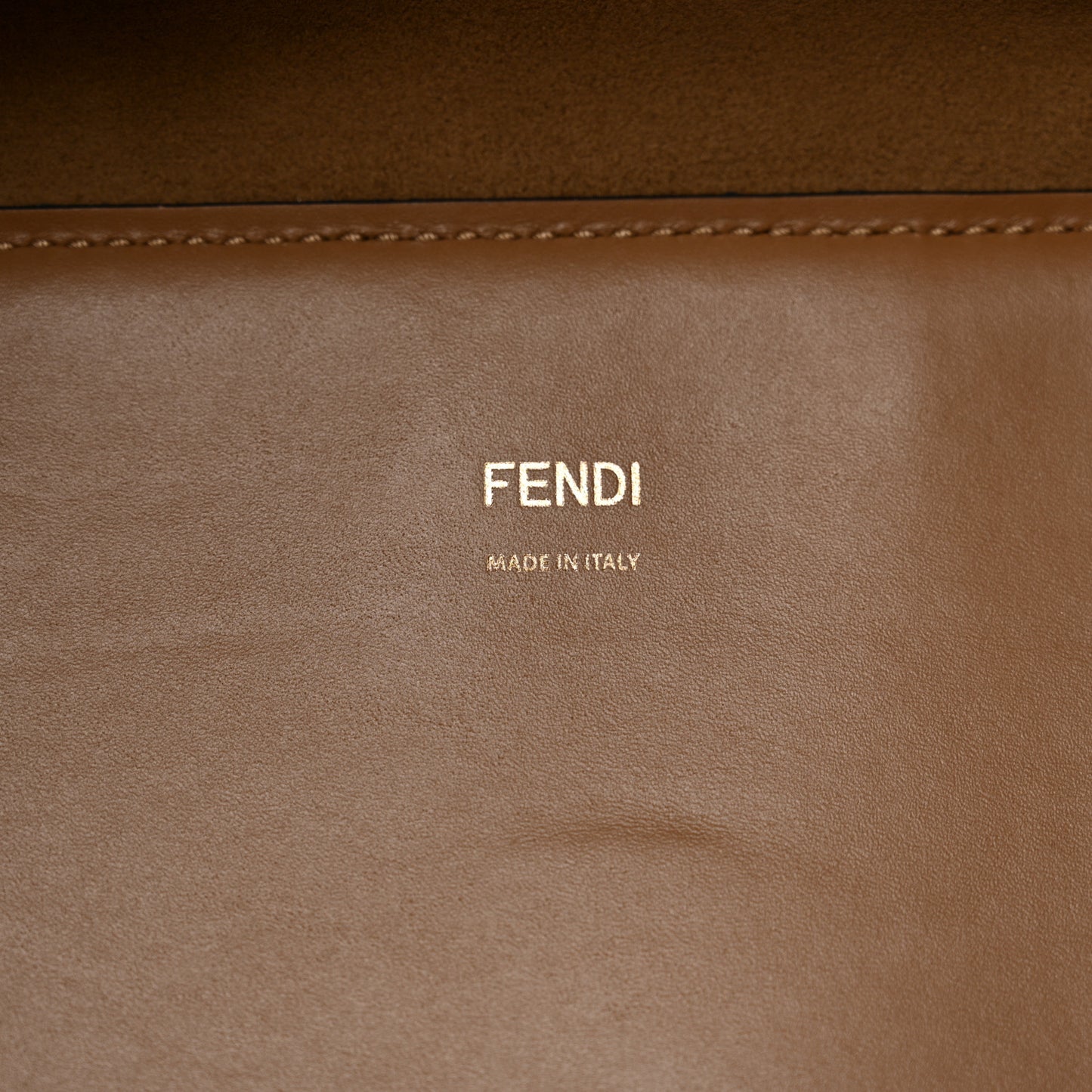 Shearling Vitello King Logo Medium Fendi Sunshine Shopper Tote White