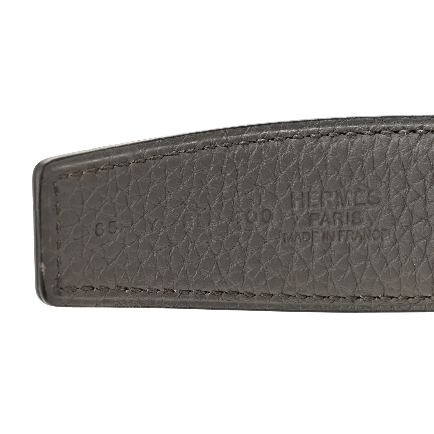Hermes Box Togo 32mm H Belt 80 32 Black Etain 5 of 6