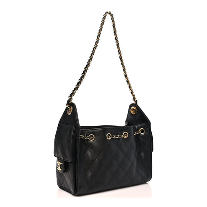 Chanel Caviar Quilted Mini Chanel 25 Handbag Black 3 of 10