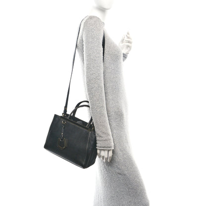 Fendi Vitello Elite Petite 2Jours Tote Black 2 of 10