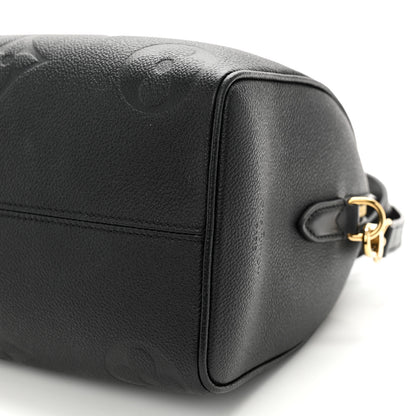 Louis Vuitton Empreinte Monogram Giant Speedy Bandouliere 25 Black 9 of 10