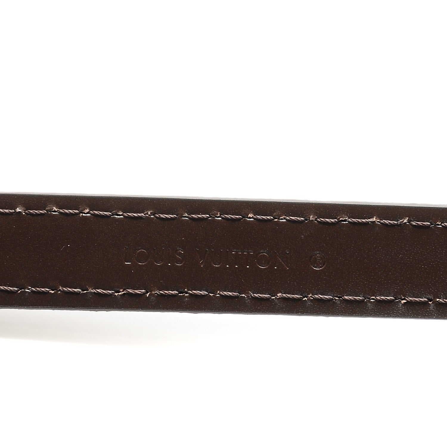 Louis Vuitton Calfskin 16mm Adjustable Shoulder Strap Brown 5 of 6