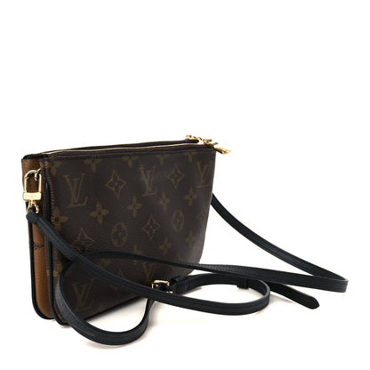 Louis Vuitton Reverse Monogram Giant Double Zip Pochette 2 of 11