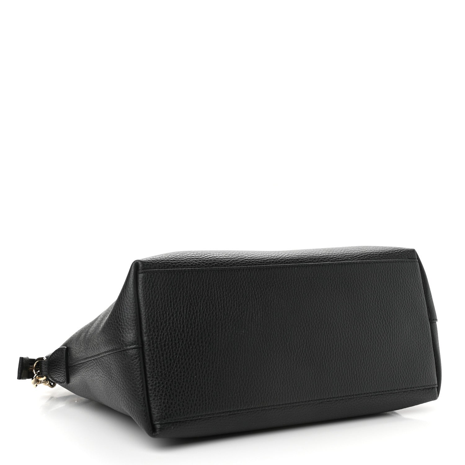 Gucci Dollar Calfskin GG Charm Dome Satchel Black 4 of 10