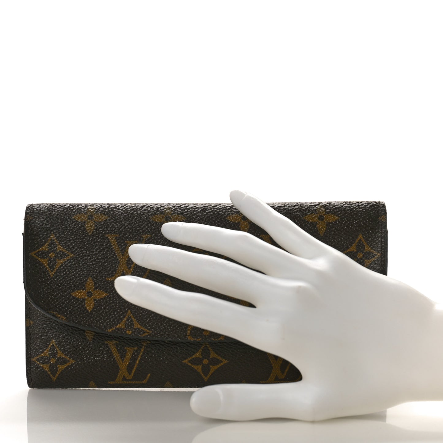 Monogram Emilie Wallet Rose Ballerine