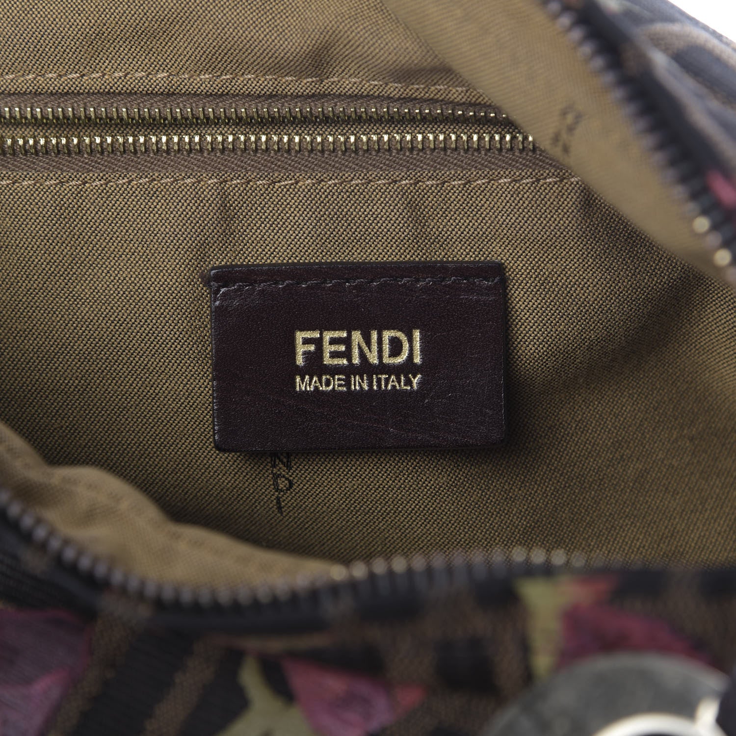 Fendi Zucca Rose Chef Hobo Tobacco 8 of 9