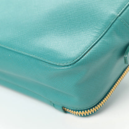 Prada Saffiano Double Zip Camera Bag Turchese 13 of 17